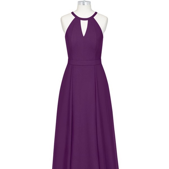Azazie Melinda bridesmaid dress (Grape, size A4) - Picture 3 of 5